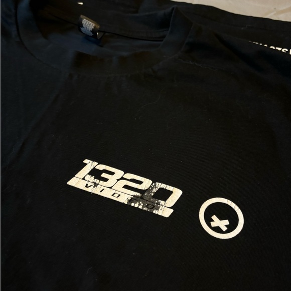 1320Video x Quiet racing Black Graphic T-Shirt, Size XL - Picture 4 of 5